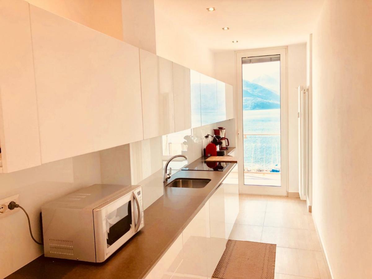 Apartamento Attico Palazzo Di Vetro Luino Exterior foto